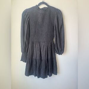 Sugarlips Black Smocked Dress